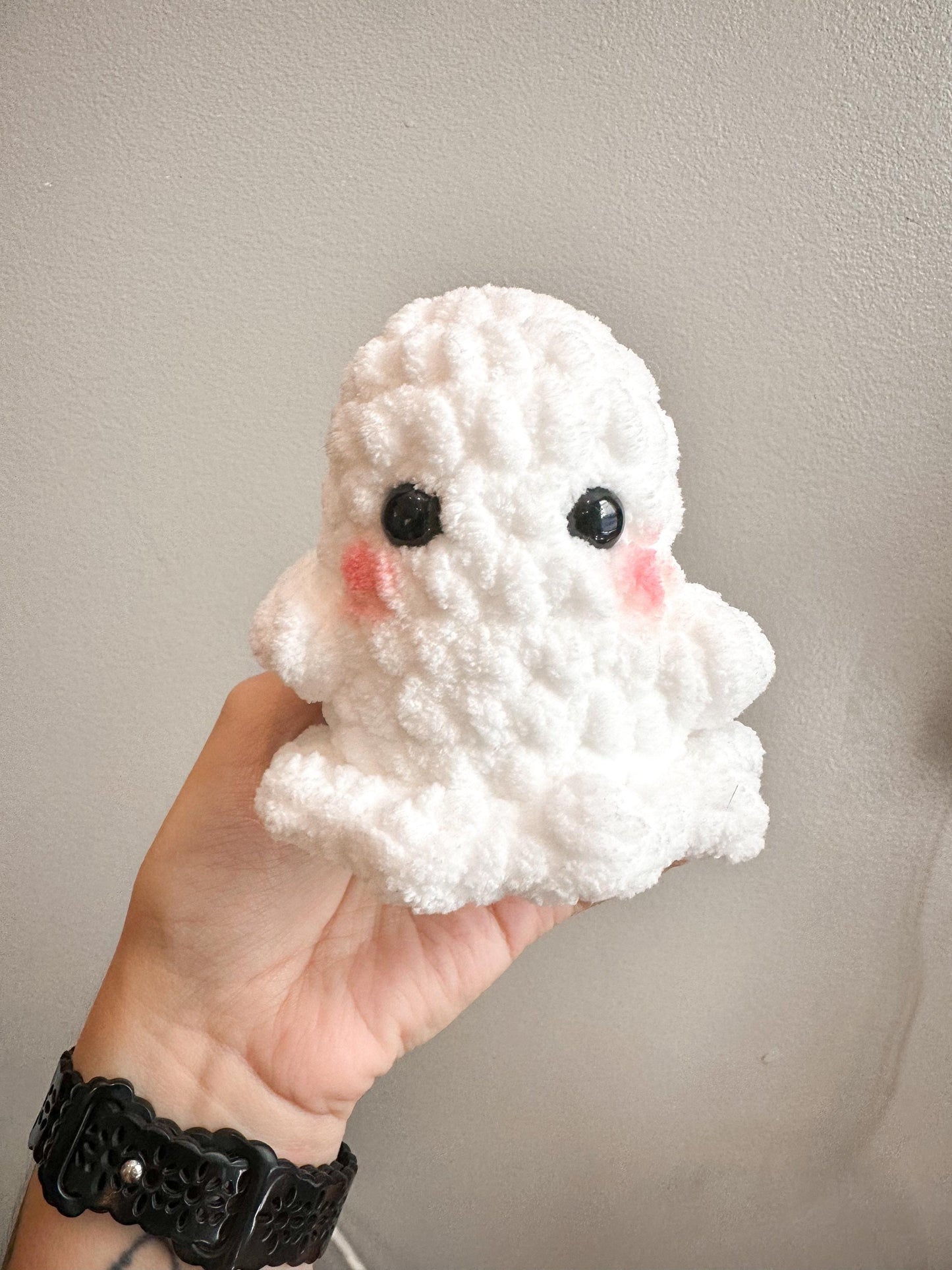 Crochet Halloween Ghost Plushie