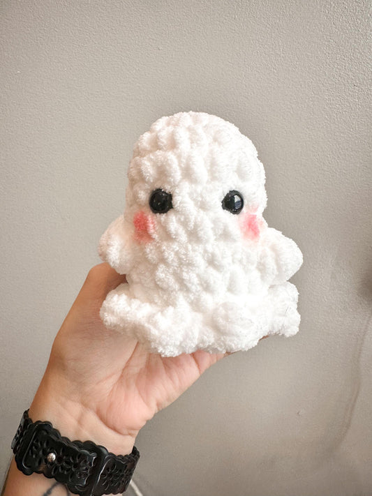 Crochet Halloween Ghost Plushie