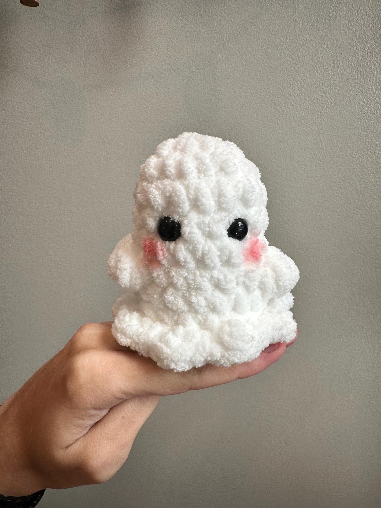 Crochet Halloween Ghost Plushie